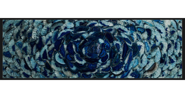 Blue Agate Degradè Twister Mosaic